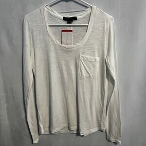 Standard by Sanctuary White Dylan Long Sleeve Shirt New